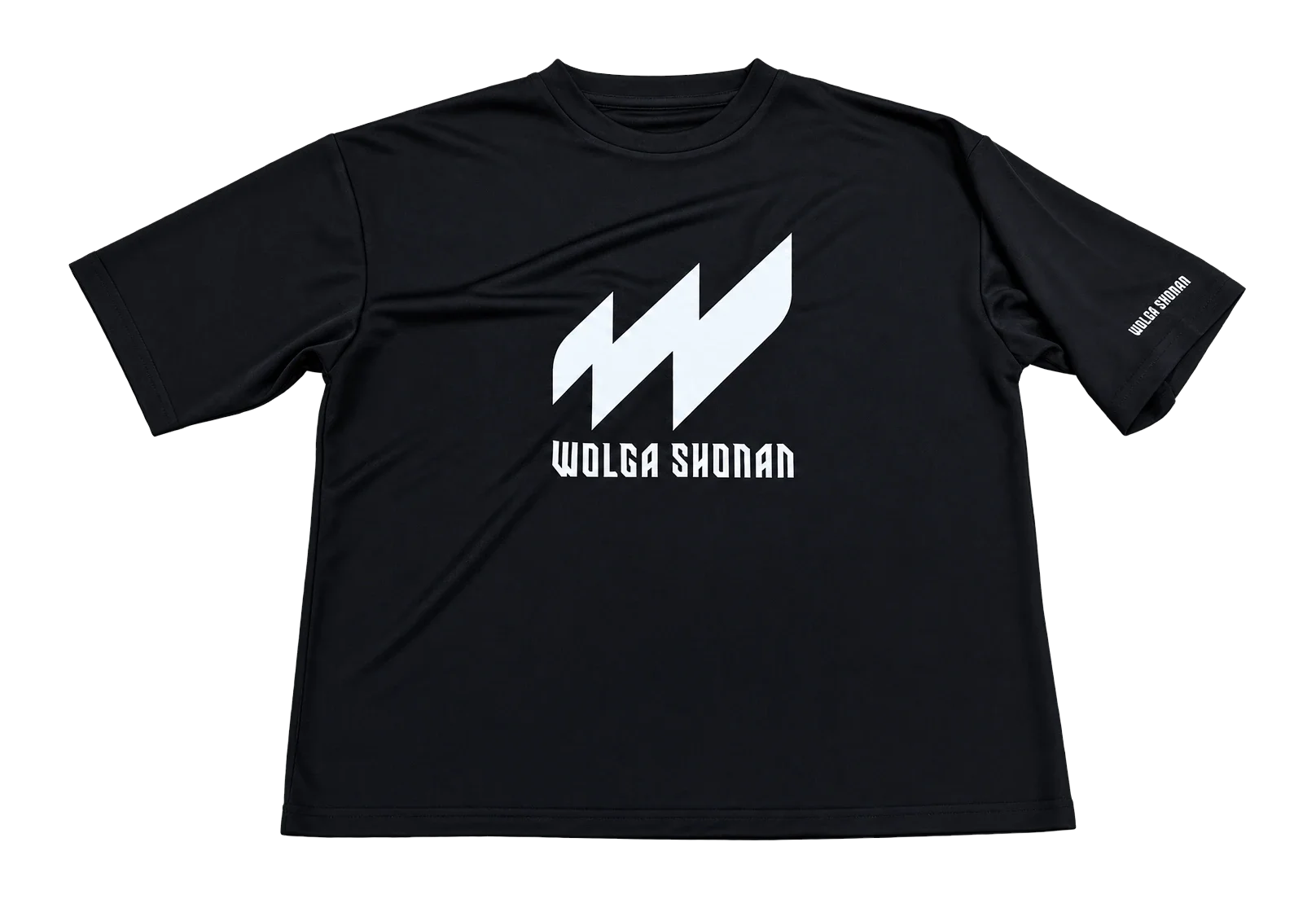 TシャツB ウォルガ 黒・実物イメージ