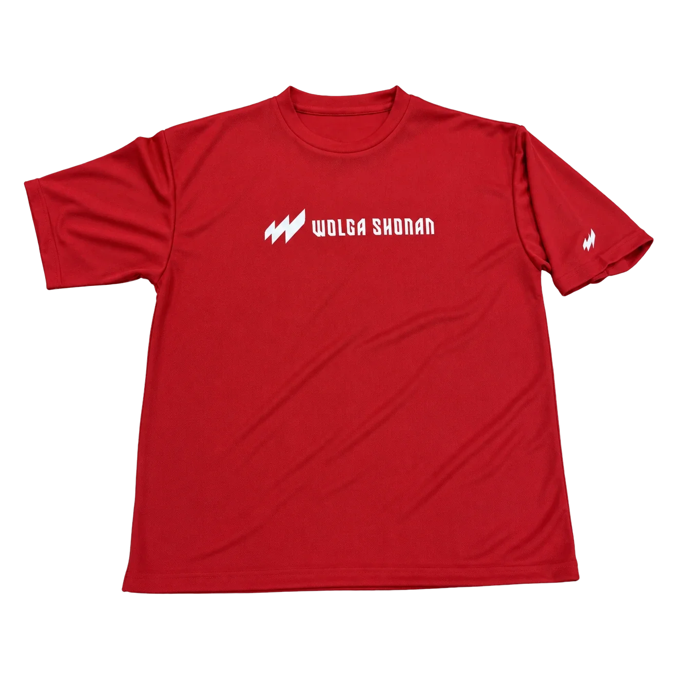 TシャツA ウォルガ 赤・実物イメージ